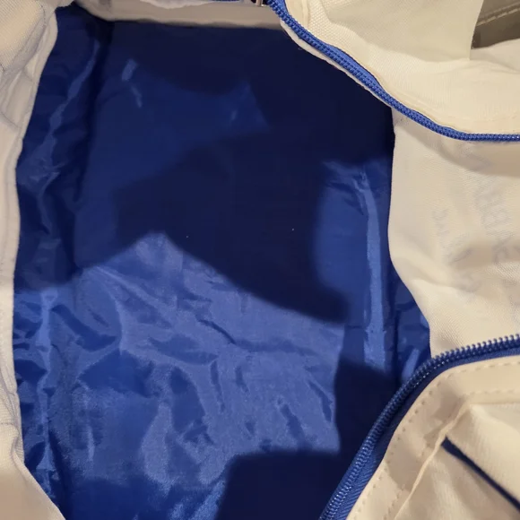 Dolce & Gabbana White and Blue Travel Duffle Bag - Picture 6 of 8